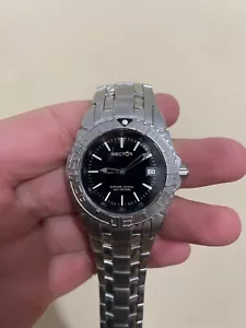 SECTOR DIVER 200M SWISS MADE 38MM MENS WATCH FOR PARTS SGE 650 - Picture 1 of 9
