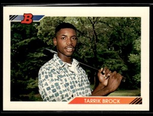 1992 Bowman #345 Tarrik Brock Detroit Tigers Rookie