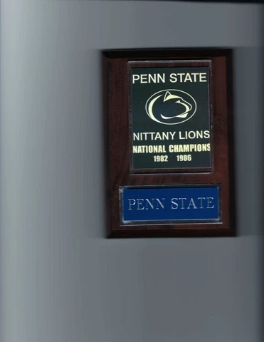 PENN STATE CHAMPIONSHIP PLAQUE FOOTBALL NCAA NITTANY LIONS Cover