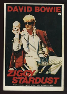 cartolina d'epoca originale postcard DAVID BOWIE in Ziggy Stardust  - Picture 1 of 1