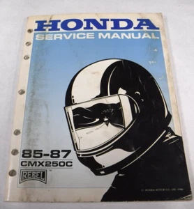 FABRICANTE DE EQUIPOS ORIGINALES 1985 86 87 CMX250C CMX 250 CMX 250 TALLER REBELDE MANUAL DE REPARACIÓN O583-22G - Imagen 1 de 8
