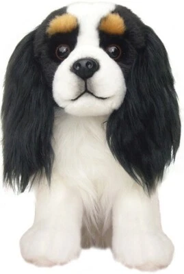 Tri-colour Cavalier King Charles Spaniel teddy Cavaliers soft toy dog SPANIELS - Image 1 of 4