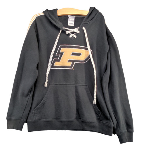 VETEMENTS Pro Edge Knights Apparel Men's Purdue Boilermakers Hoodie Black Medium Pullover