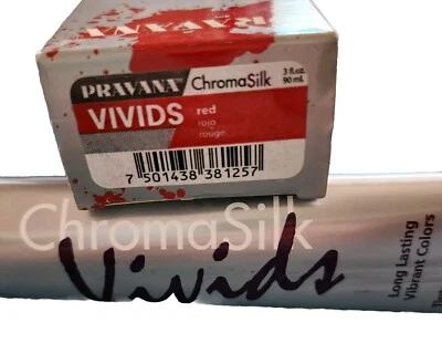 Vibrant Pravana ChromaSilk Vivids RED 90ml 3oz Hair Colors NEW! FREE Shipping  - Image 1 of 4
