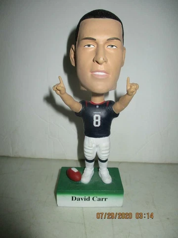 Houston Texans David Carr Bobblehead Figurine Made in 2002 by PlayMakers Cover