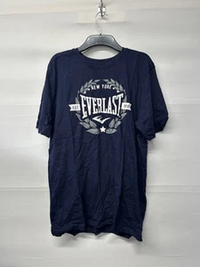 Men’s Everlast Navy Laurel Logo T-Shirt Size Large Brand New - Picture 1 of 4