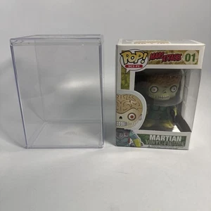 Figurine vinyle Funko Pop Mars Attacks Martian #01 science-fiction 2012 voûtée rare propre - Photo 1/14