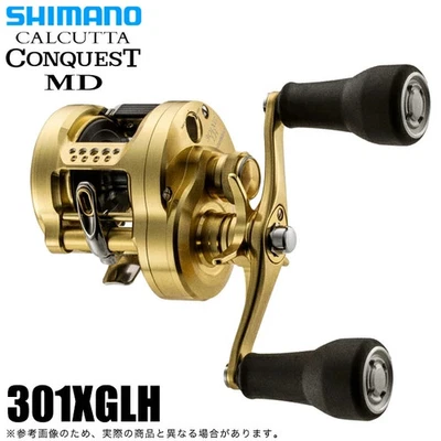 Shimano Calcutta Conquest MD 301XGLH Left Handle Baitcasting Reel Japan Model - Image 1 of 4