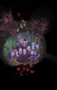 8' Airblown Inflatable Living Projection Mickey Snow Globe Screen Video 2019 SEE - Picture 1 of 24