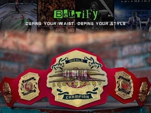 New World Heavyweight Wrestling Championship Replica Title Belt Adult Size - Bild 1 von 9