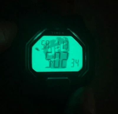 НОВЫЙ! Кварцевые цифровые часы с будильником UFC Spark INDIGLO TIMEX, 46 мм ТРЕНИРОВОЧНЫЕ ЧАСЫ - Изображение 1 из 4