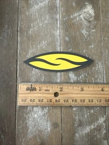 Smith Optics Black and Yellow OG Small Sticker - Picture 1 of 1