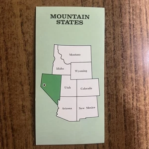 Vintage - 1962 -McGraw-Hill - State Cards  -Nevada - Picture 1 of 2