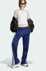 ADIDAS ORIGINALS Adibreak Dark Blue Button Track Pants Womens Sz S  #IP0619 NWT - Picture 1 of 23