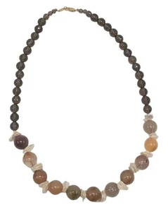 Collar ZOE B Mezcla de Cuentas y Concha de Ágata 18 Pulgadas 14K Nuevo En Caja Joyería HSN  - Imagen 1 de 10