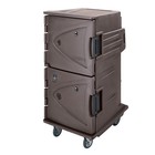 Cambro CMBHC1826TBC194 64 3/8 in Granite Sand Camtherm® Hot/Cold Cart