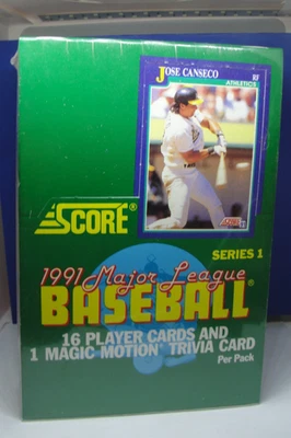 ⚾ 1991 MLB Score Baseball Player & Trivia Cards Box Factory Sealed Vintage - Image 1 of 4