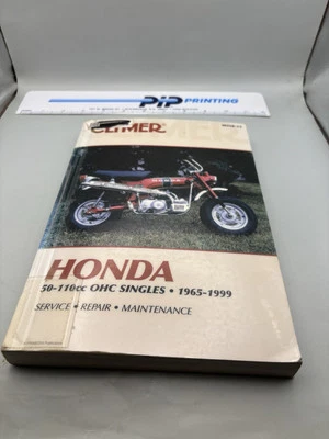 Honda 1965-1999 Service Repair Maintenance Manual 50-110cc OHC Singles - Image 1 of 4