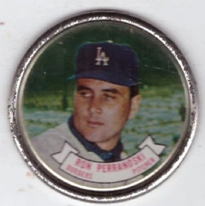 Moneda de béisbol Ron Perranoski 1964 Topps Los Angeles Dodgers a - Imagen 1 de 3
