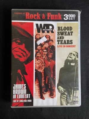 Legends of Rock & Funk DVD - Region All - 3 Disc Set New & Sealed  - Image 1 of 2