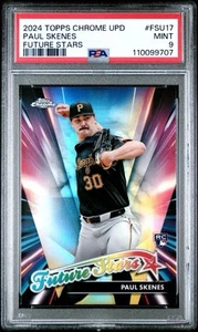 2024 Topps Chrome Update Series - Future Stars Paul Skenes #FSU-17 (RC) - Picture 1 of 2