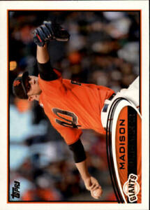 2012 Topps San Francisco Giants Baseball Card #103 Madison Bumgarner