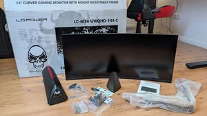 Ultra Wide Gaming Monitor Curved mit 144Hz - top Zustand - kostenloser Versand - Bild 1 von 13