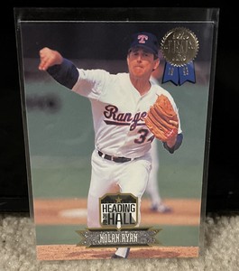 1993 LEAF HEADING FOR THE HALL NOLAN RYAN! #1of10