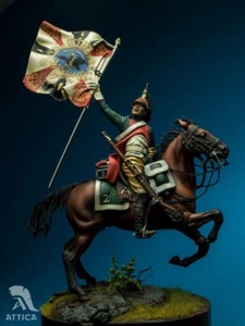 Dragoon with Trophy, 1806 90mm Painted Miniature Toy | Museum Level - Picture 1 of 6