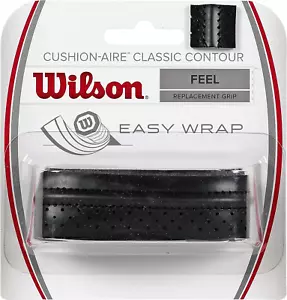 Empuñadura de raqueta de tenis de repuesto Sporting Goods Classic Contour, negra - Imagen 1 de 3