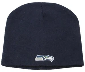 New Seattle Seahawks YOUTH Size OSFA Beanie Hat - Picture 1 of 5