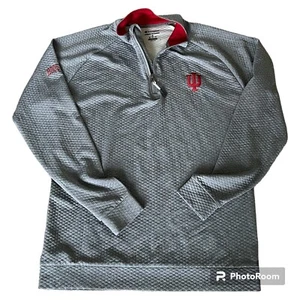 Champion Indiana Hoosiers Quarter Zip Light Weight Fleece Adult Medium - Picture 1 of 8