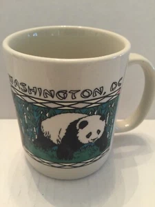 THE NATIONAL ZOO- WASHINGTON, DC -  PANDA - VINTAGE COFFEE MUG - USED CONDITION - Picture 1 of 6
