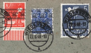 GERMANY Cover 5m DOVE *HIGH VALUE* Registered Wiedenbrück PEACE {samwells}YV373 - Picture 1 of 15