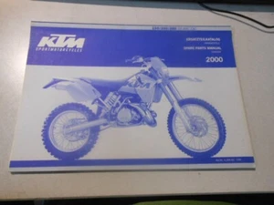 KTM Factory Spare Parts Manual 2000 250/300/380 SX MXC EXC 3.204.81 - Picture 1 of 7