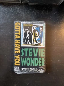 Sealed Stevie Wonder Gotta Have You Cassette Single 1991 - Imagen 1 de 5