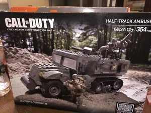RARE** MEGA BLOKS Call of Duty Collector Construction Set Half Track Ambush RARE - Picture 1 of 4