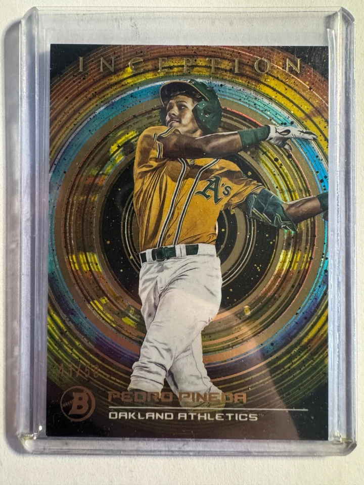 K262,105 - 2022 Bowman Inception Gold #30 Pedro Pineda #/50 - Image 1 of 1