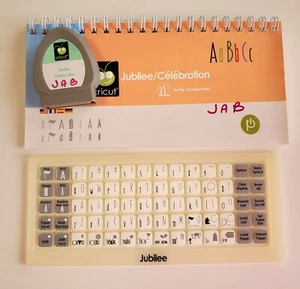 Cricut Cartridge - JUBILEE Fonts Cartridge Upper and Lower Case Shadow Blackout - Bild 1 von 3