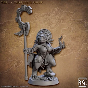 Tortle Shaman - Pinup - Artisan Guild - Dungeons and Dragons - Picture 1 of 2
