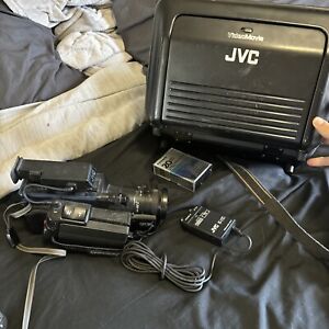 Vintage JVC VideoMovie VHS C Modell-Nr. GR-35U ungetestet mit voller Box/Ladegeräten