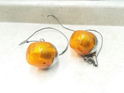 Yamaha AT1 AT2 AT3 RT1 RT2 RT3 DT1 DT2 DT3 Front Turn Signals 1968-1973 PA AP- - Image 1 of 4
