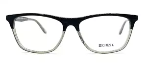 CINZIA - CIN-5074 C3 54/15/138 - BLACK CRYSTAL SMOKE - NEW Authentic EYEGLASSES - Picture 1 of 2