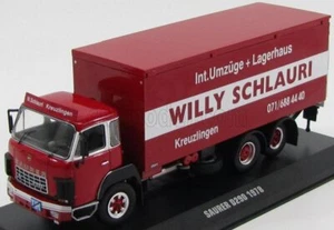1/43 IXO-MODELS - SAURER - D300F TRUCK TRANSPORTER WILLY SCHLAURY 1978 TRU006 - Foto 1 di 1