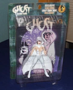 1998 Dark Horse White GHOST Action Figure With Comic Book New On Card #12861 - Picture 1 of 4