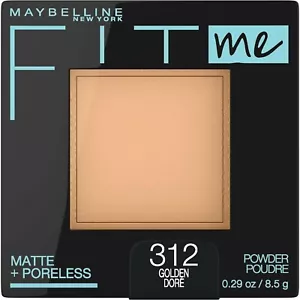 Maybelline New York Fit Me Matte + Poreless Pressed Face Powder, Golden 312 - Bild 1 von 3
