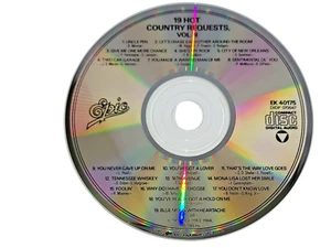 Various Artists 19 Hot Country Requests Volume 2 II CD Epic 1986 DISC ONLY - Imagen 1 de 3