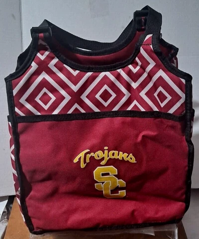 University of Southern California USC Trojans 12 Pack Logo Cooler NEW Cover