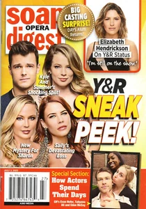 SOAP OPERA DIGEST July 3 2023 Young & the Restless Leann Hunley Justin Gaston - Picture 1 of 4