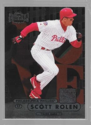 1998 Metal Universe SCOTT ROLEN # 67 Philadelphia Phillies Love Sign - Image 1 of 2